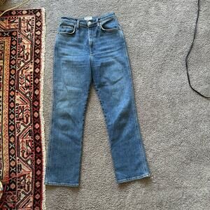 Agolde Pinch Waist High Rise Kick Jeans